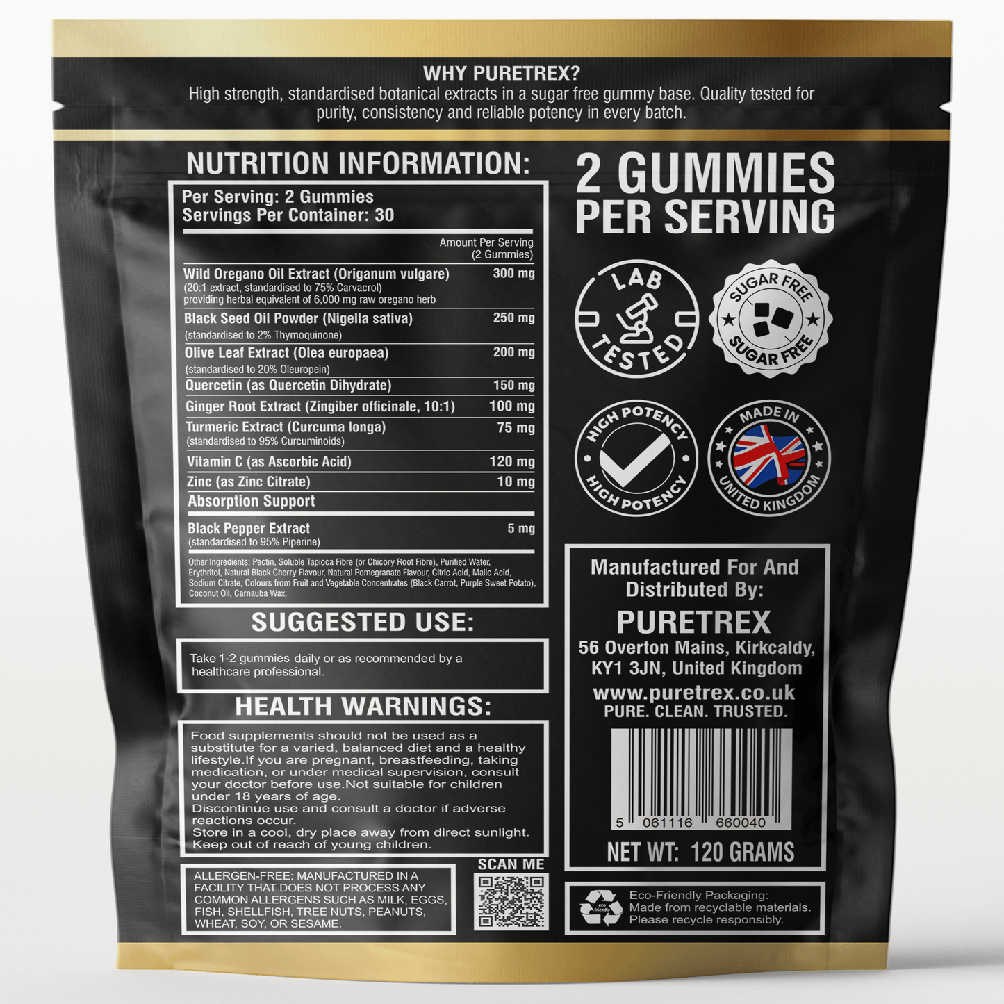 Wild Oregano Oil Gummies – Black Cherry & Pomegranate