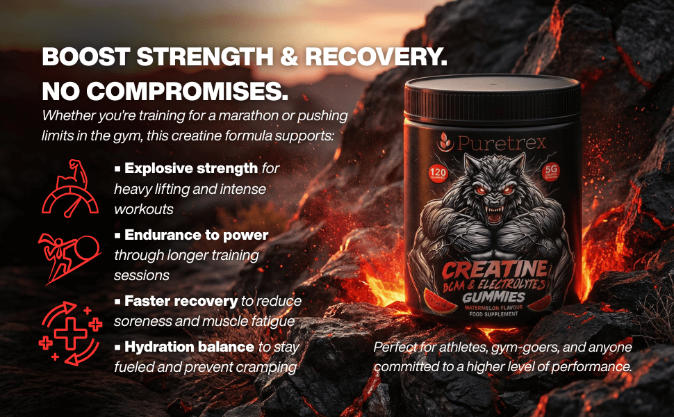 Creatine Gummies with BCAA & Electrolytes