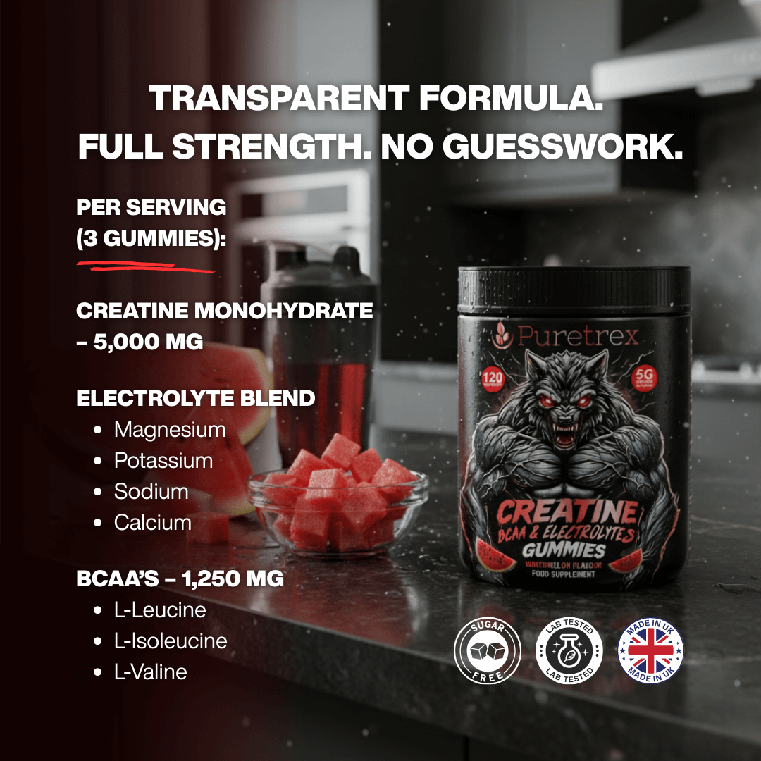Creatine Gummies with BCAA & Electrolytes