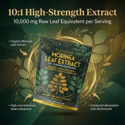 Organic Moringa Leaf Capsules