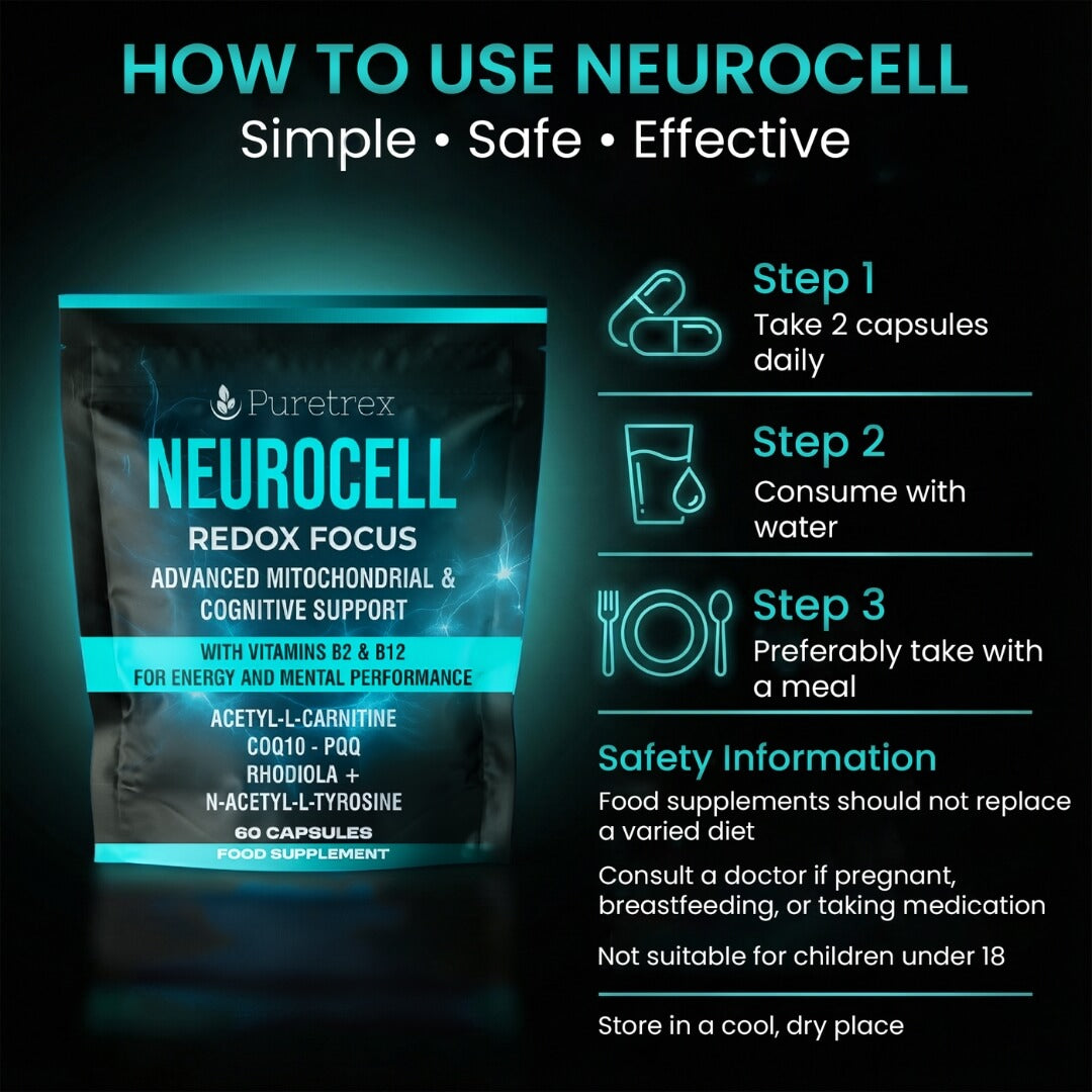 Neurocell Redox Focus, Advanced Cognitive & Mitochondrial Support