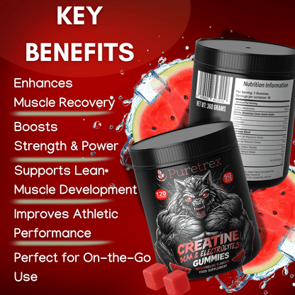Creatine Gummies with BCAA & Electrolytes