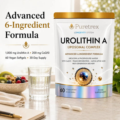 Urolithin A 1000mg Liposomal Complex – 60 Vegan Softgels