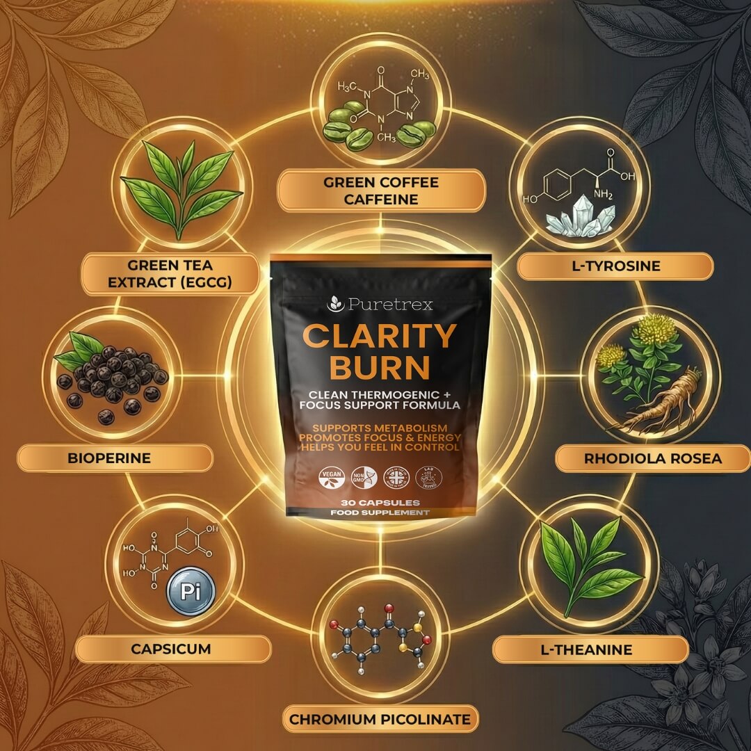 Clarity Burn – Green Tea & Natural Caffeine Focus Support