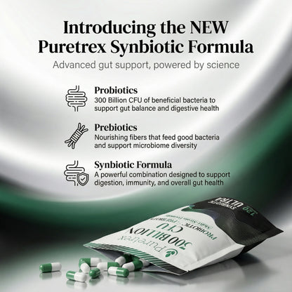 300 Billion CFU Probiotic & Prebiotic - Multi-Strain Synbiotic Ultra Formula