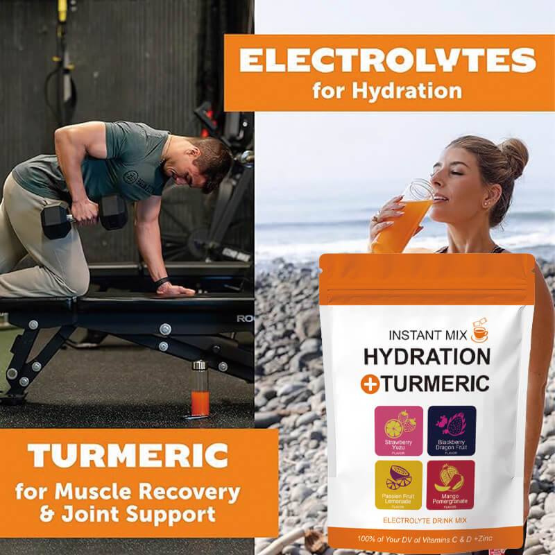 Hydration + Turmeric Electrolyte Drink Mix