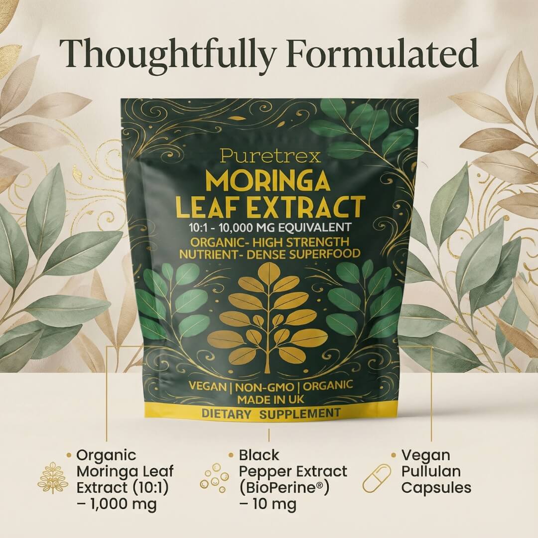 Organic Moringa Leaf Capsules