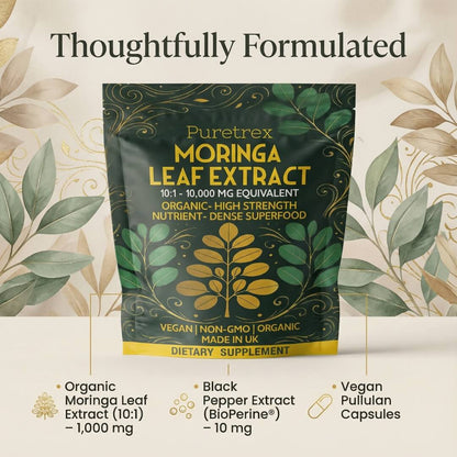 Organic Moringa Leaf Capsules