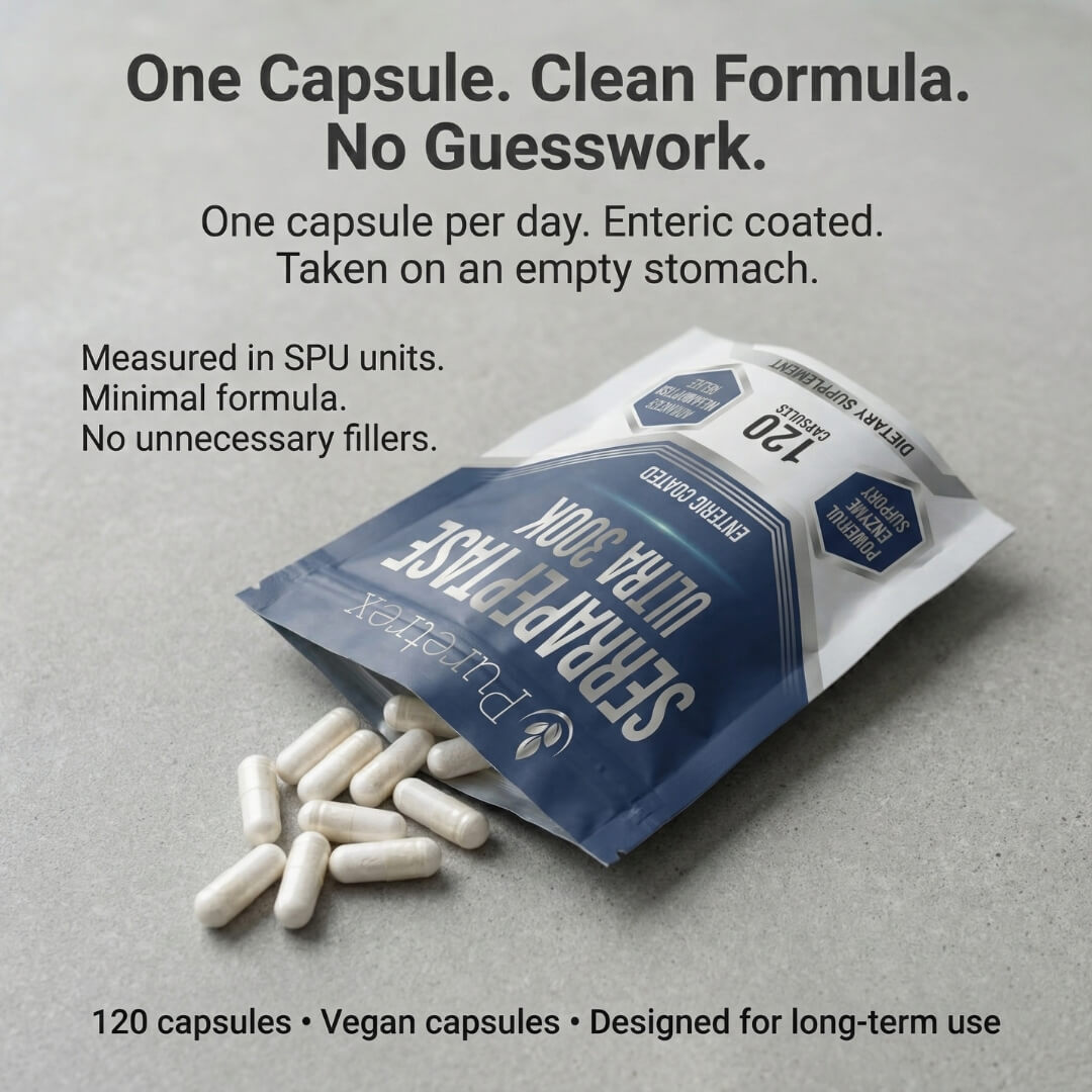 Serrapeptase Ultra 300,000 SPU