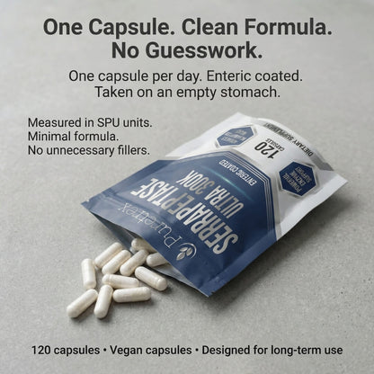 Serrapeptase Ultra 300,000 SPU