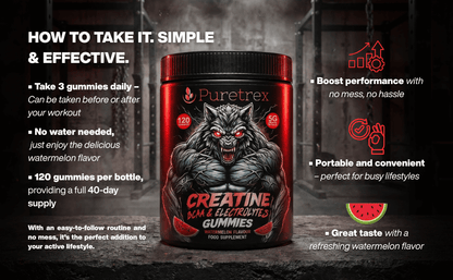 Creatine Gummies with BCAA & Electrolytes