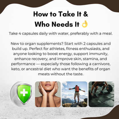 Grass-Fed Beef Organs Complex