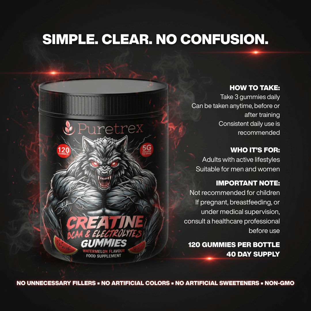 Creatine Gummies with BCAA & Electrolytes