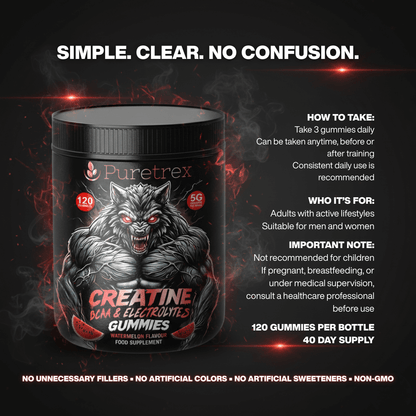 Creatine Gummies with BCAA & Electrolytes