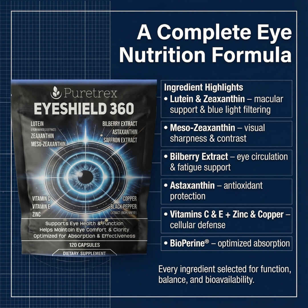 Eyeshield 360 Vision Support – Lutein, Zeaxanthin, Bilberry & Astaxanthin