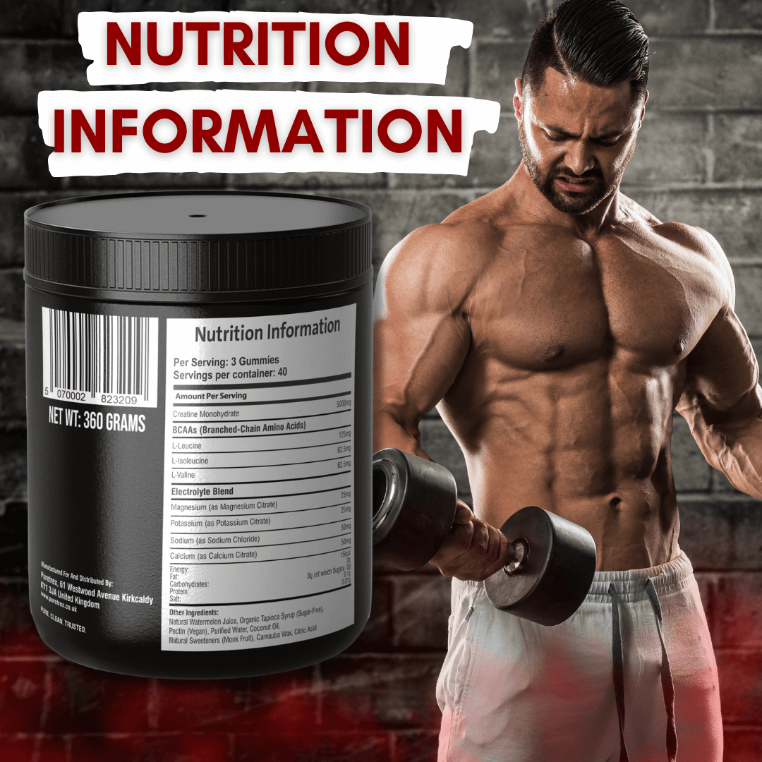 Creatine Gummies with BCAA & Electrolytes