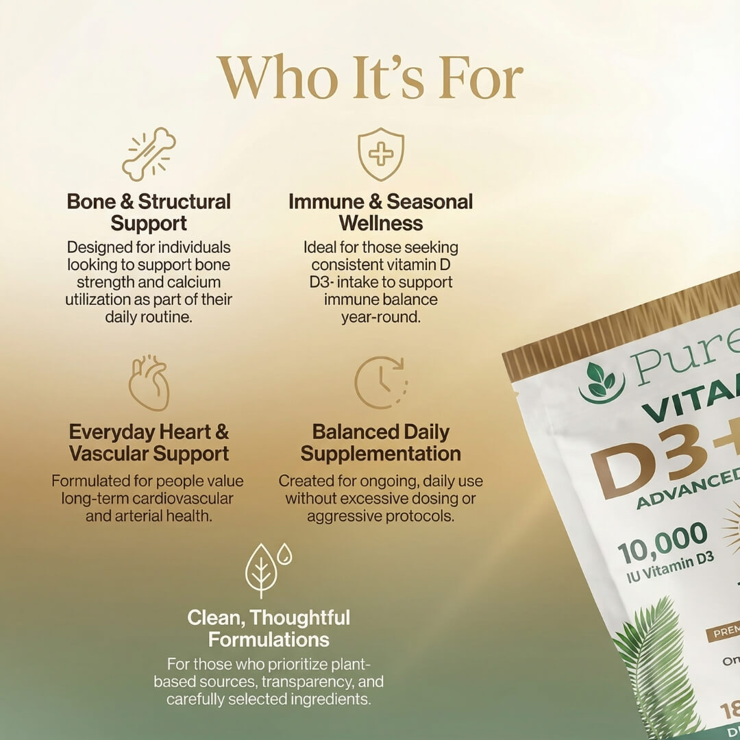 Vitamin D3 10,000 IU + K2 500mcg MK7 with Coconut Oil