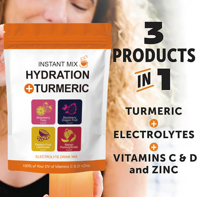 Hydration + Turmeric Electrolyte Drink Mix