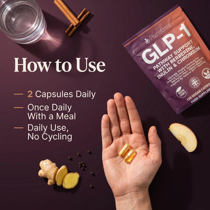 GLP-1 Support Complex – Berberine, Inulin & Chromium Formula