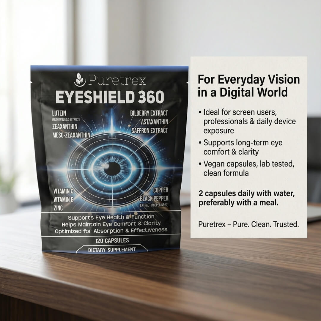 Eyeshield 360 Vision Support – Lutein, Zeaxanthin, Bilberry & Astaxanthin