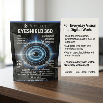 Eyeshield 360 Vision Support – Lutein, Zeaxanthin, Bilberry & Astaxanthin