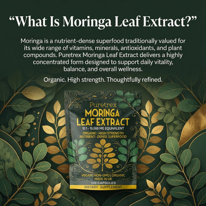 Organic Moringa Leaf Capsules