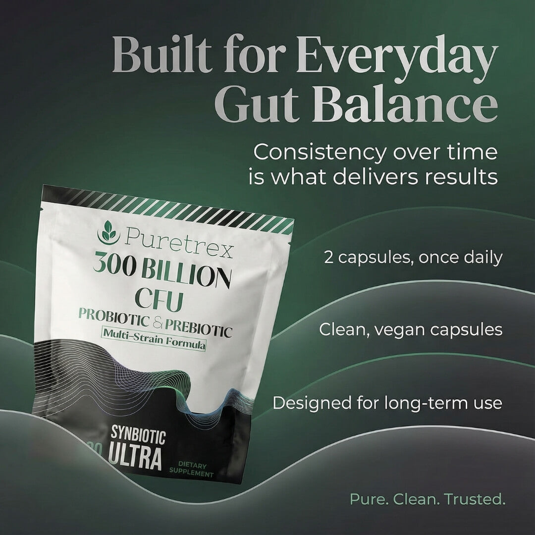 300 Billion CFU Probiotic & Prebiotic - key benefits overview