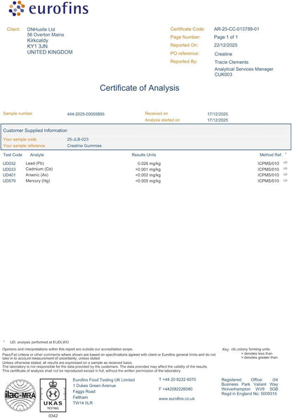 Creatine Gummies with BCAA & Electrolytes