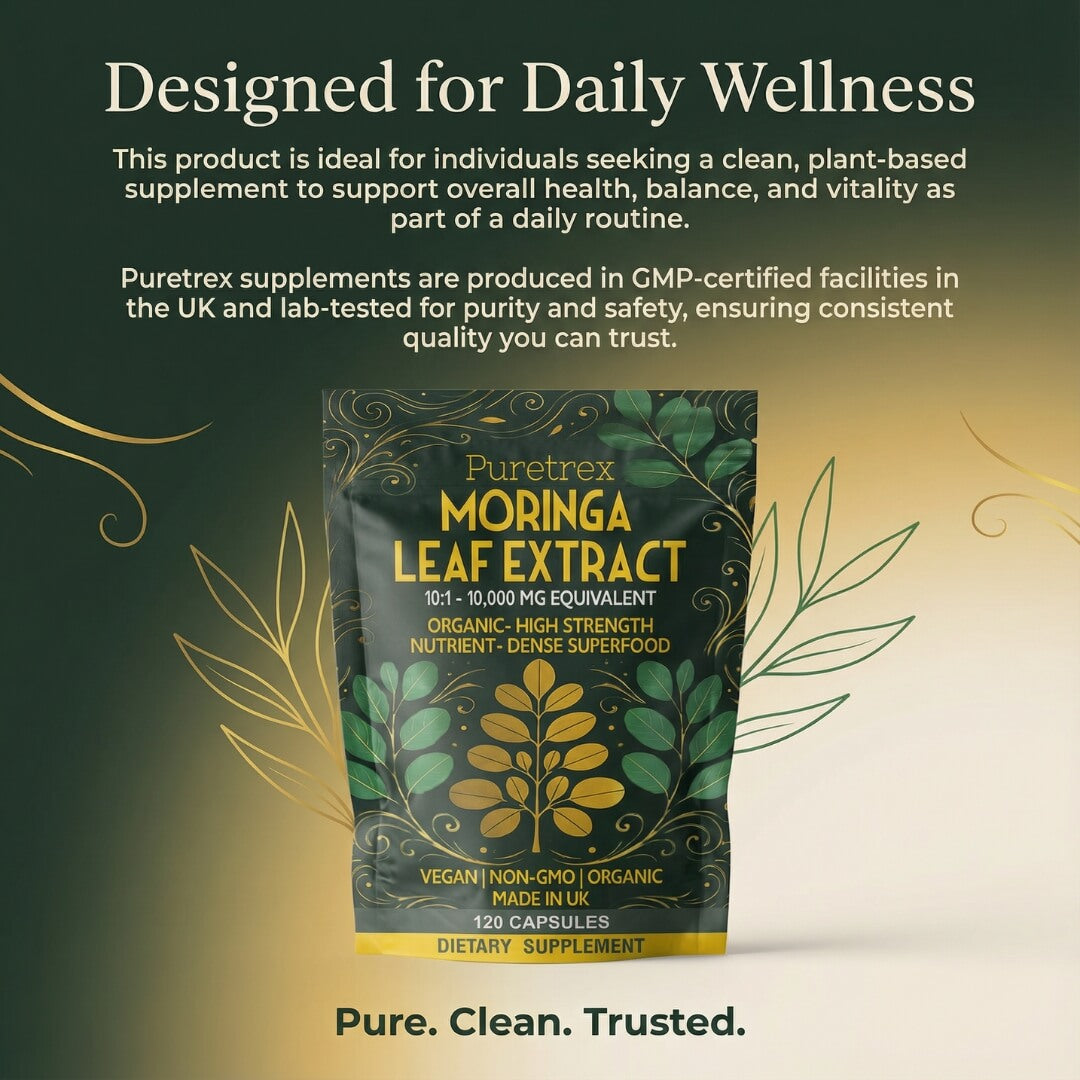 Organic Moringa Leaf Capsules