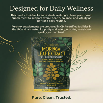Organic Moringa Leaf Capsules