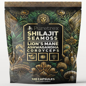 Shilajit with Sea Moss, Lion's Mane, Ashwagandha & Cordyceps