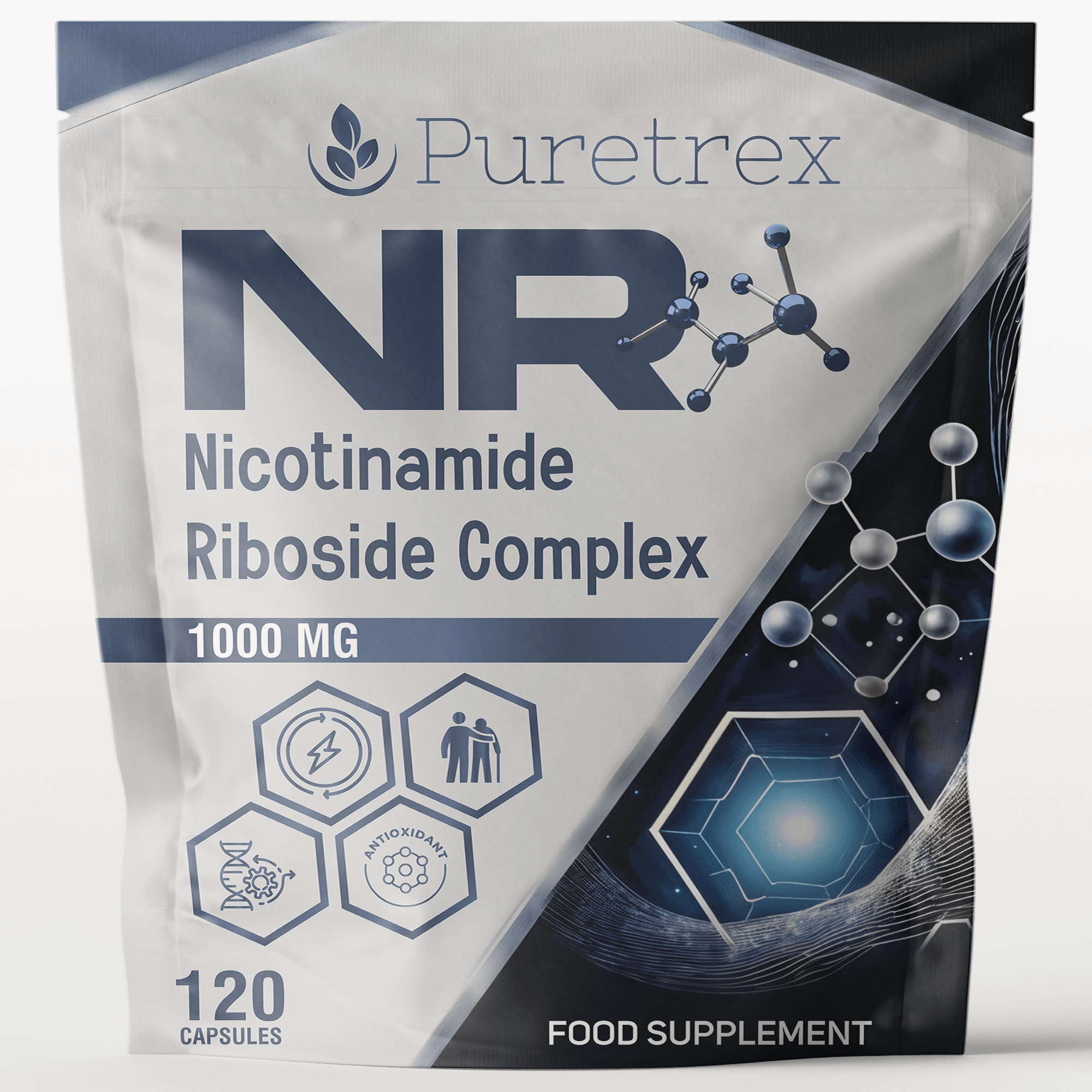 I LOVE HEALTH NAD+ Supplement With Nicotinamide Riboside & Resveratrol - Anti-Aging & Energy Support