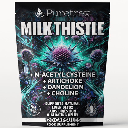 Milk Thistle Complex | 80% Silymarin Extract + NAC, Artichoke, Dandelion & Choline