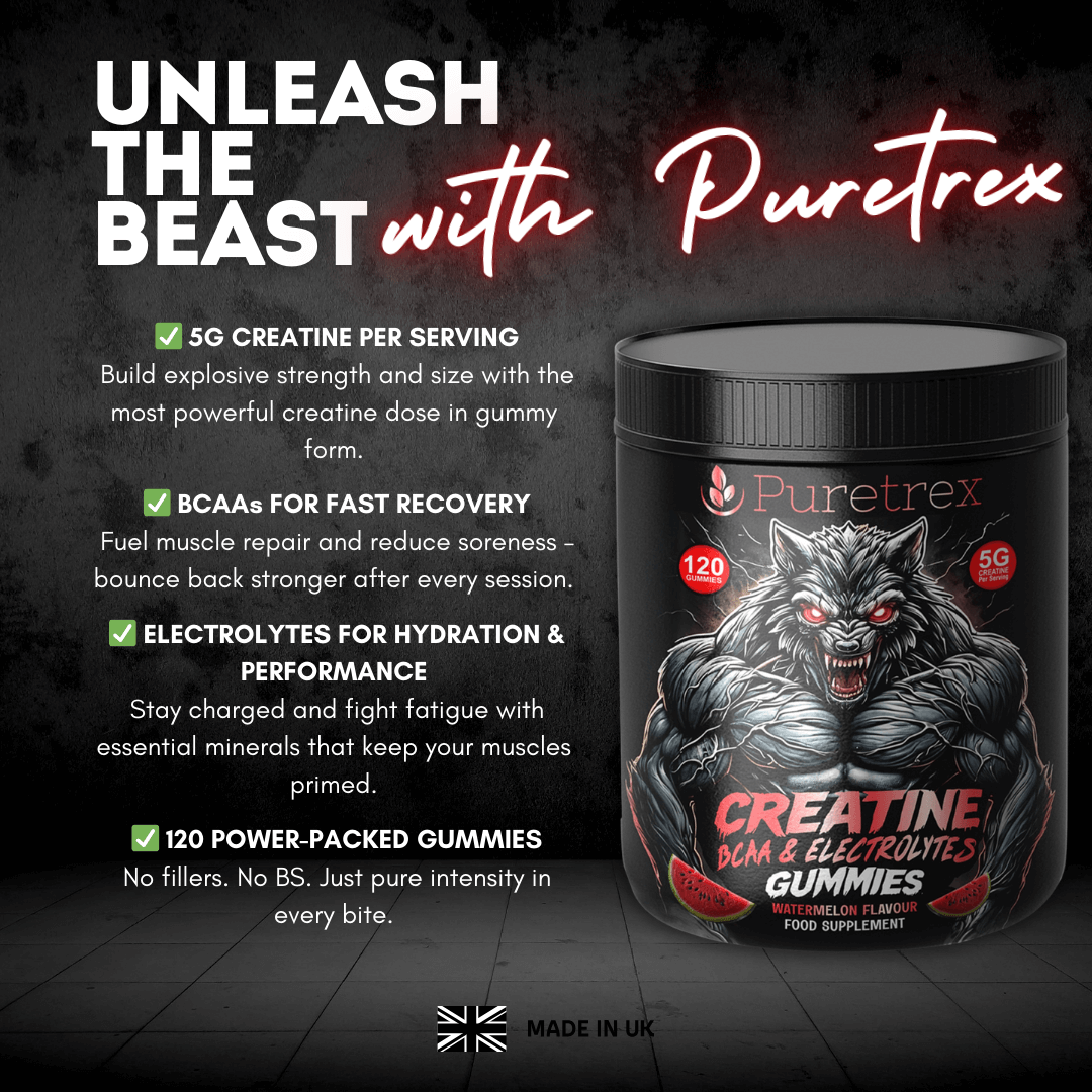 Athlete lifting weights with bold text maximise muscle, strength, and recovery.