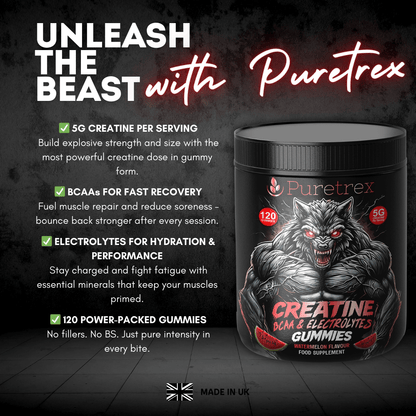 Athlete lifting weights with bold text maximise muscle, strength, and recovery.