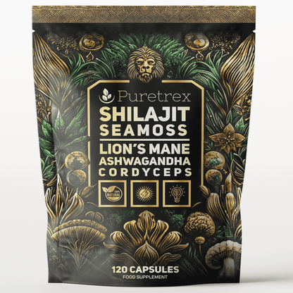 Shilajit with Sea Moss, Lion's Mane, Ashwagandha & Cordyceps