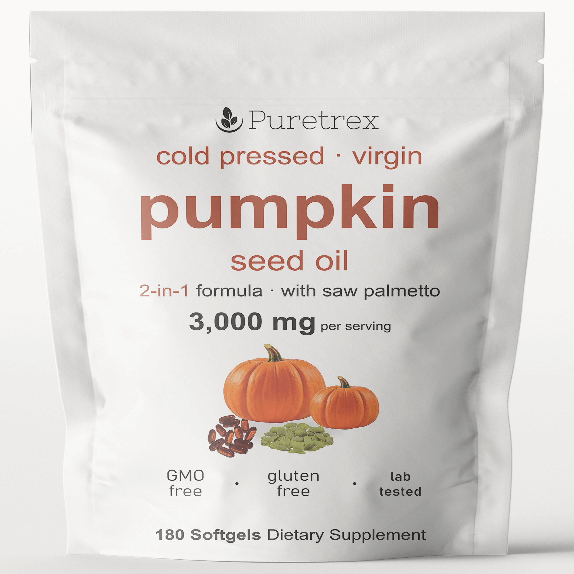 Cold Pressed Pumpkin Seed Oil & Saw Palmetto Softgels