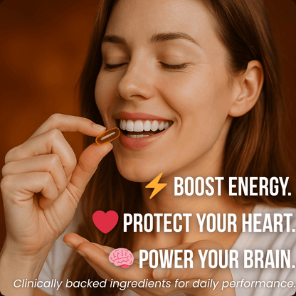 CoQ10 300mg Softgels CO ENZYME Q10 with PQQ & BioPerine