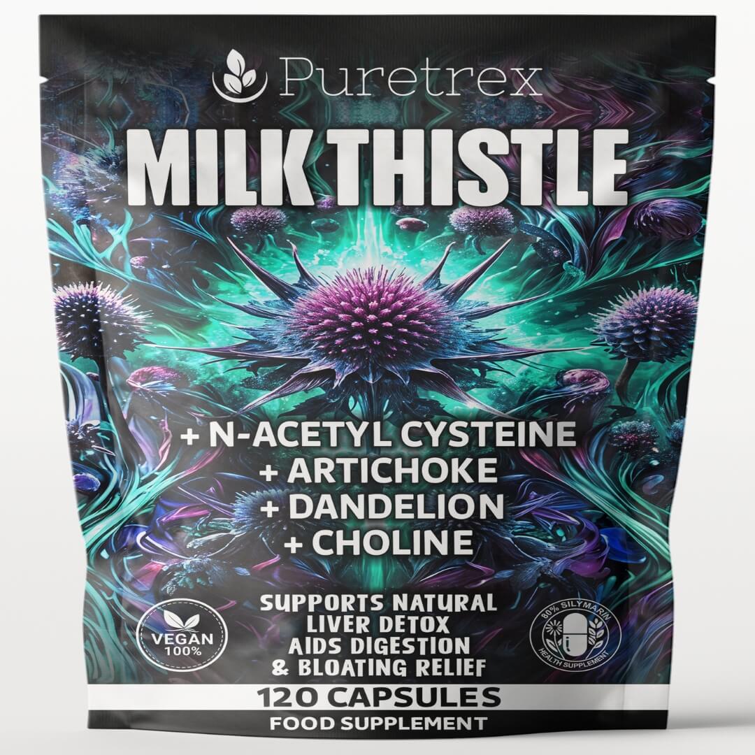 Milk Thistle Complex | 80% Silymarin Extract + NAC, Artichoke, Dandelion & Choline
