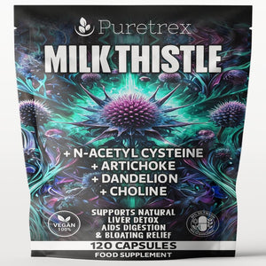 Milk Thistle Complex | 80% Silymarin Extract + NAC, Artichoke, Dandelion & Choline