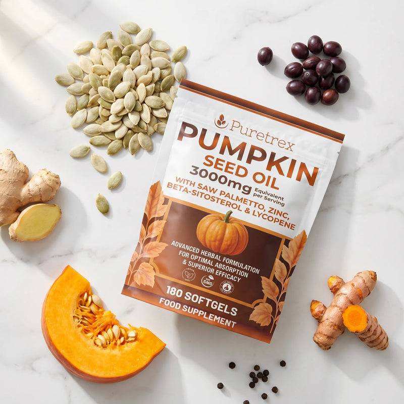 PURETREX Pumpkin Seed Oil with Saw Palmetto